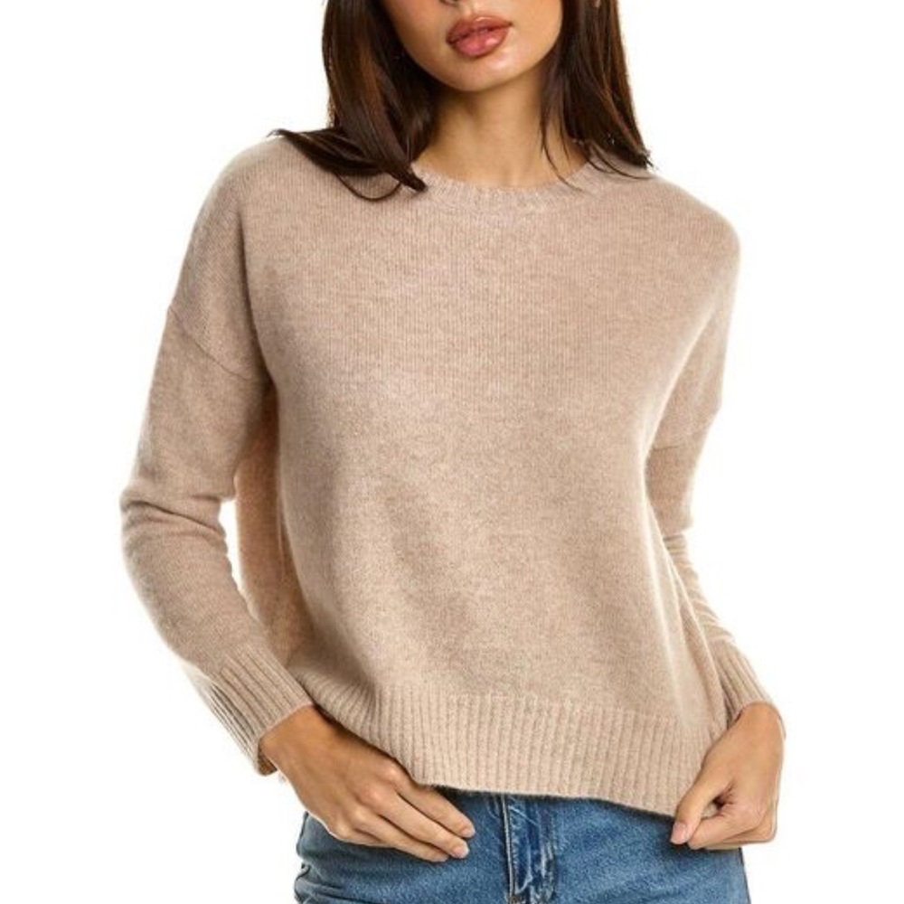 Magaschoni Drop Shoulder Cashmere Crewneck Sweater